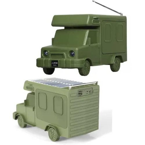 1 Piece Of Bluetooth Speaker With Clear Sound Designed Like A Car Wagon - Multicolor