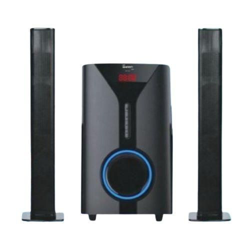 2.1 Multimedia Wireless Speaker Soundbar With Led Display Remote Control And Extra Bass - Multicolor