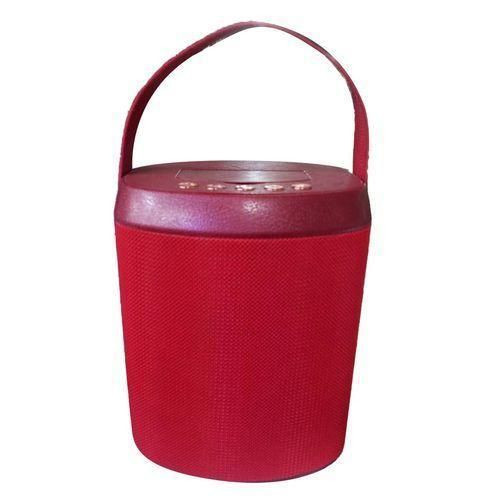 Bluetooth Wireless Speaker With Solar Panel-Red