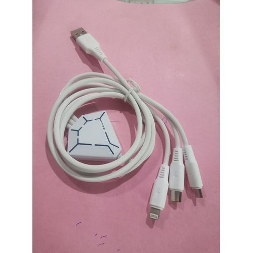 5 In 1 Multifunctional Fast Charging Data Line-Black/White