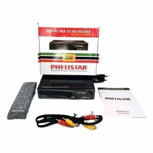 Phelistar High Quality Digital Free To Air Decoder -Black