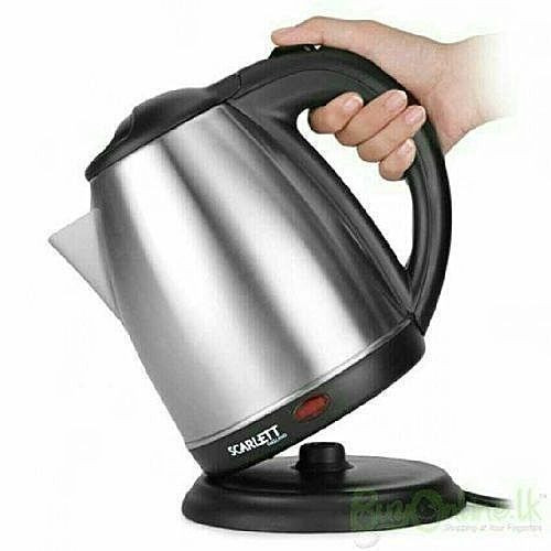 Cordless Kettle, 2Litres - Silver, Black
