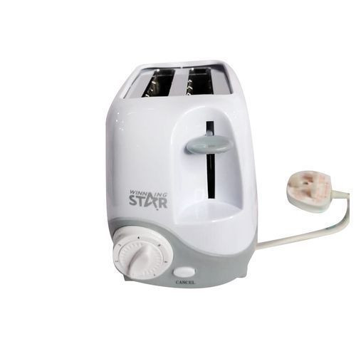 2 Slice Bread Toaster - White