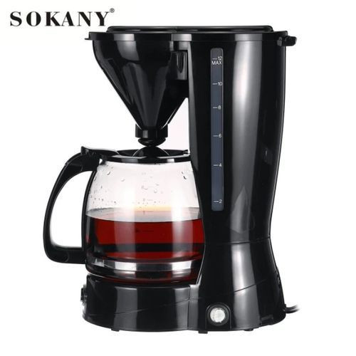 Electric Coffee Maker, 1.5 Litres - Black