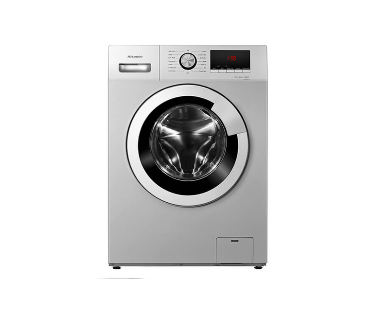 HISENSE 7KG FRONT LOADING WASHING MACHINE SILVER