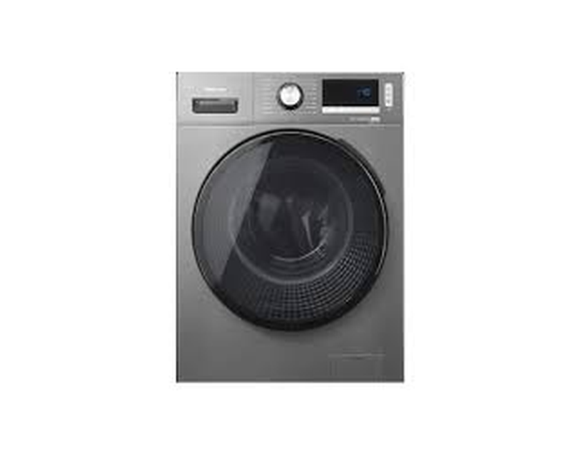 HISENSE 10KG FRONT LOADING WASHER AND DRYER SILVER