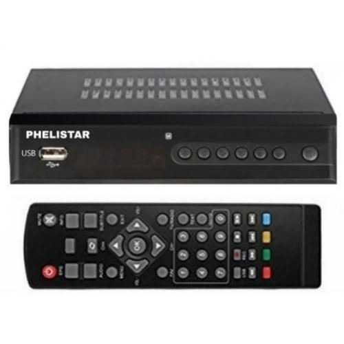 Phelistar Full HD Free To Air Digital Decoder-Black