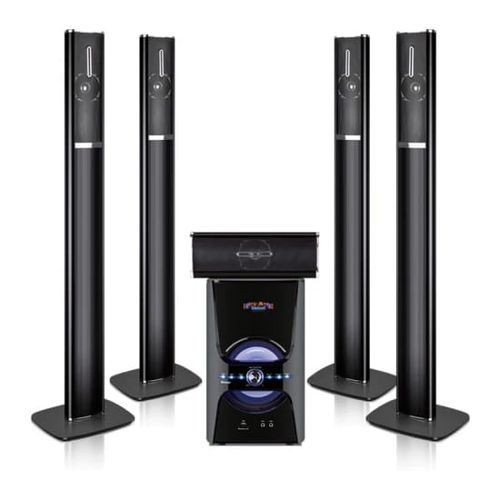 Super Bass 5 Speakers Home Theatre System-Black