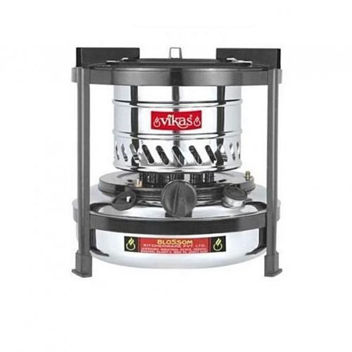 Mini Kerosene Wick Stove  - Silver