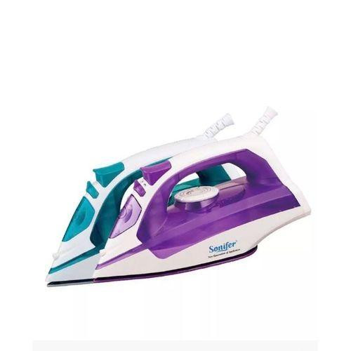 Professional Steam And Dry Flat Iron - Blue, Purple