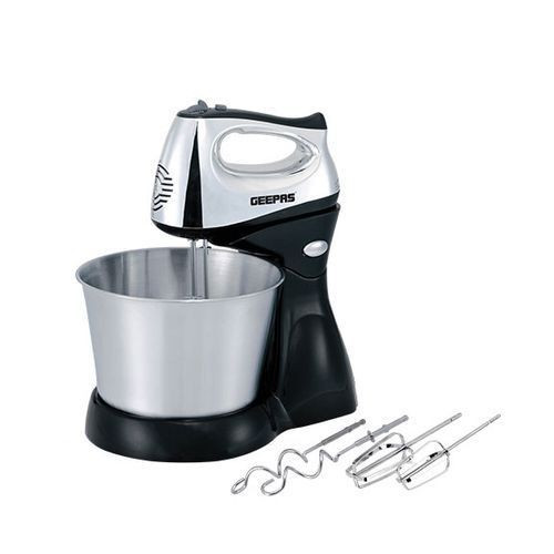 Five Speed Hand Mixer With Bowl 2.5Litres - Silver, Black