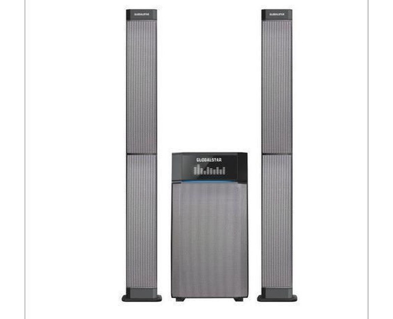 2.1 Multimedia Speaker Sound Bar With Ver Clear Sound-Grey/Black