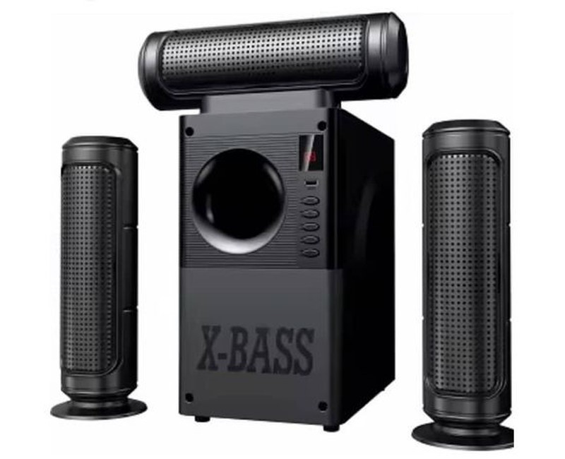 3.1 Bluetooth Home Theatre System Subwoofer Speaker With Remote Control Extra Bass And Very High Definition Sound-Black