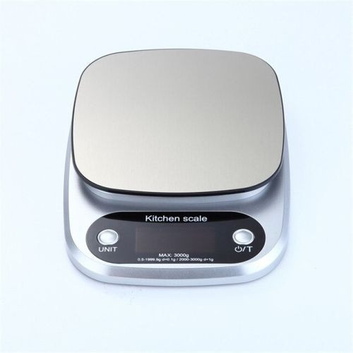 Digital Kitchen Weighing Scale - Silver