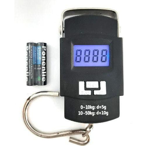 Portable Luggage Weighing Scale -Weighheng , Readability:5G - 50Kg - Black