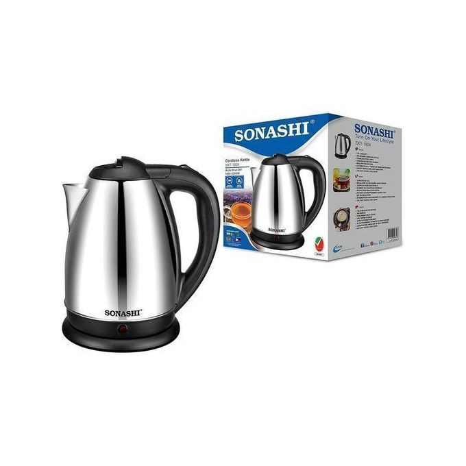 1.8Liter Cordless Electric Kettle - Silver