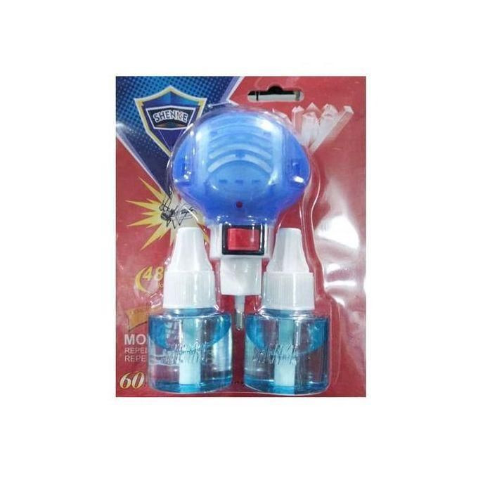 Mosquito Repellent Killing Heater Liquid With 2 Bottles - Blue
