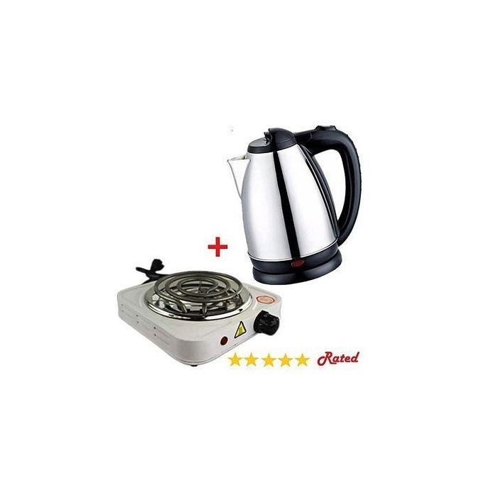 Kettle + Single Electric Coil Cooker