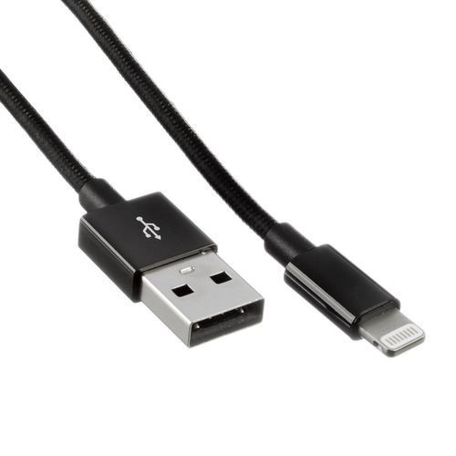 Lightning Charging Data Cable For iPhones - Black