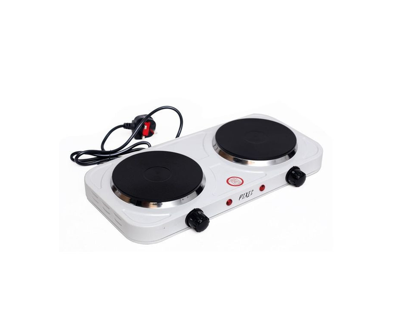 Pixel Hot Plate Double Model Px102 Black/ White