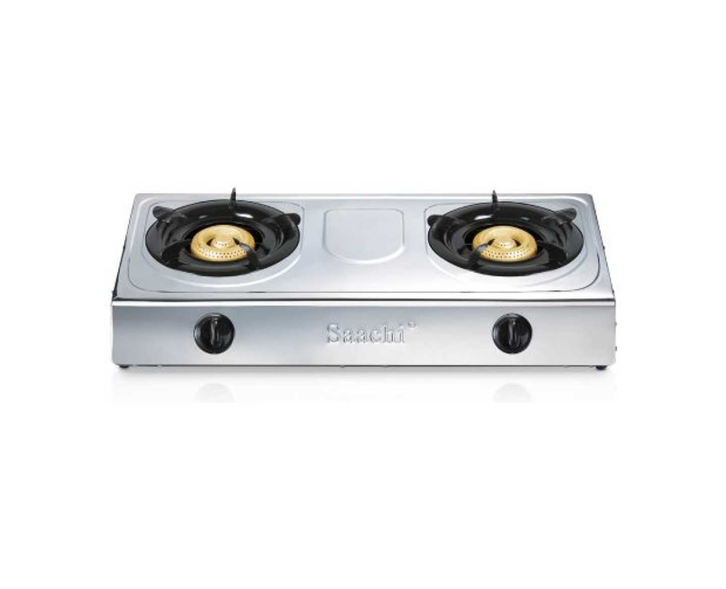 2 Burner Saachi Steel Cooker-White Saachi