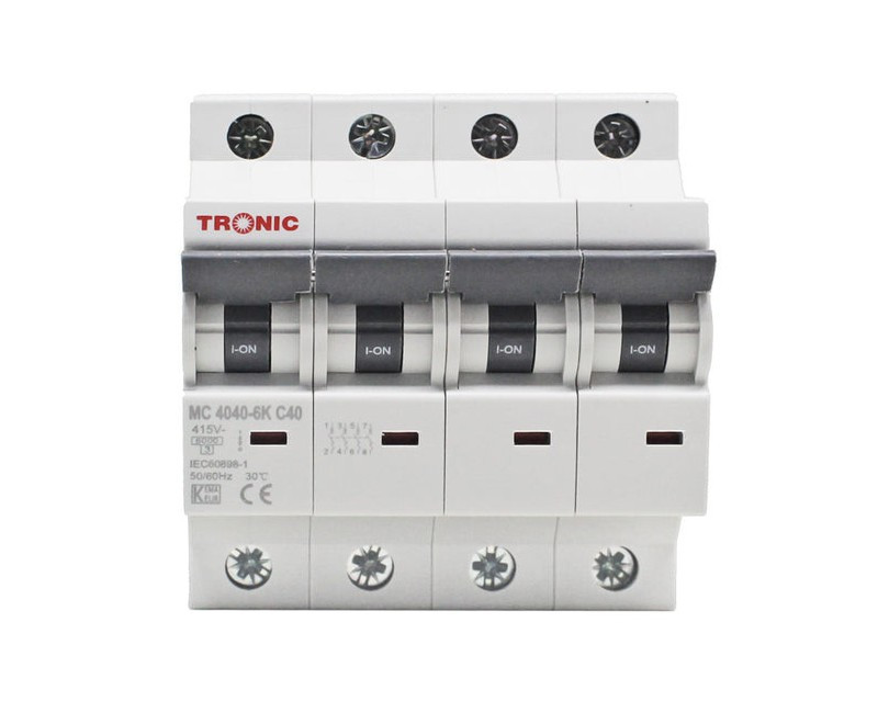 MCB FOUR POLE 6KA 40AMP MC 4040-6K
