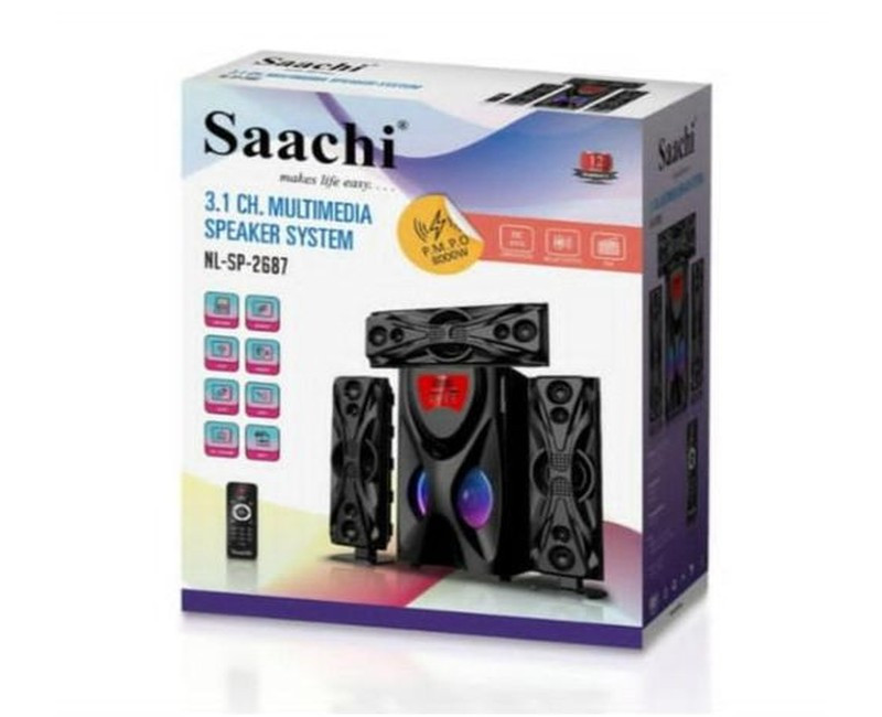 3.1 CH.Multimedia Speaker System - Multicolor