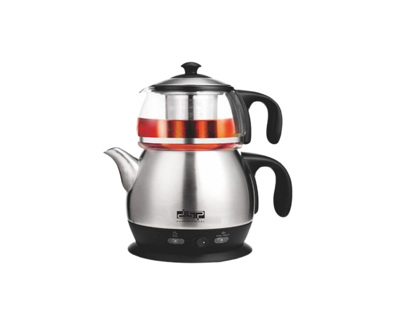 Electric Kettle Coffee, Tea Maker With filter Teapot- Black. Dsp