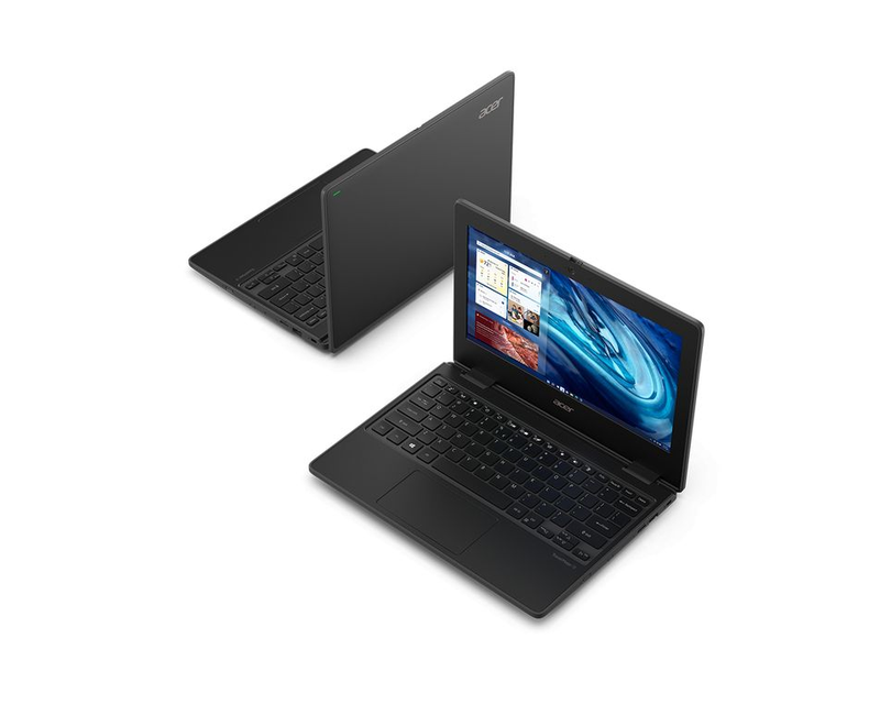 Acer Renewed Mini Laptop,Intel Celeron,4GB RAM,128GB SSD, 12", 5hrs Battery - Black