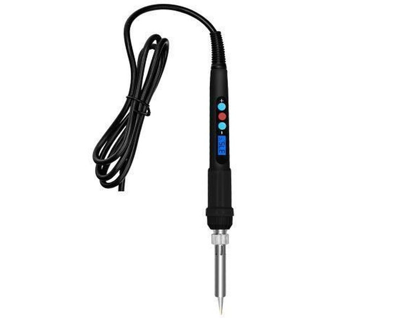 Constant Adjustable Temperature Soldering Iron - Black
