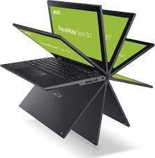 Touch Screen Spin X360 Mini Laptop ,2 in 1,4GB RAM,128GB SSD,11.6 Inch,Black,Renewed