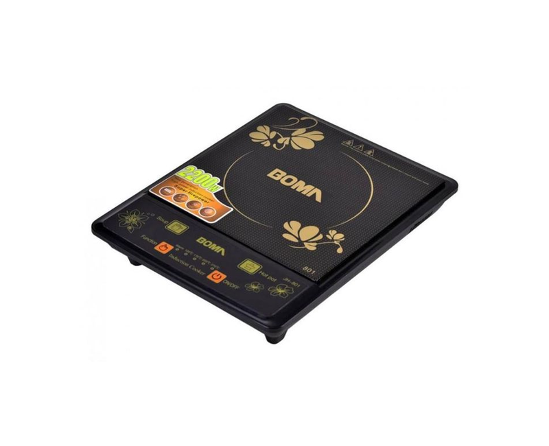2200W Single Burner Multi function Electric Induction Cooker Stove- Black Boma