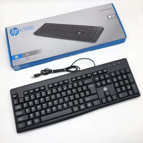 HP K1600 Wired Keyboard - Black