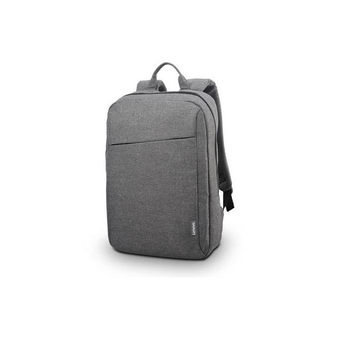 Lenovo Laptop Backpack B210, 15.6-Inch Laptop And Tablet, Durable, Water-Repellent, Lightweight, Clean Design, Sleek For Travel, Business Casual Or College, For Men Or Women - Grey/Black