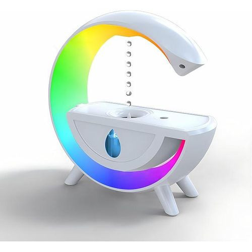 Taysem Anti Gravity Humidifier Floating Water Machine, Levitating Water Atmosphere Lamp Raindrop Humidifier Night Light Humidifier, Color Changing Lamp Ambient Lighting (White)
