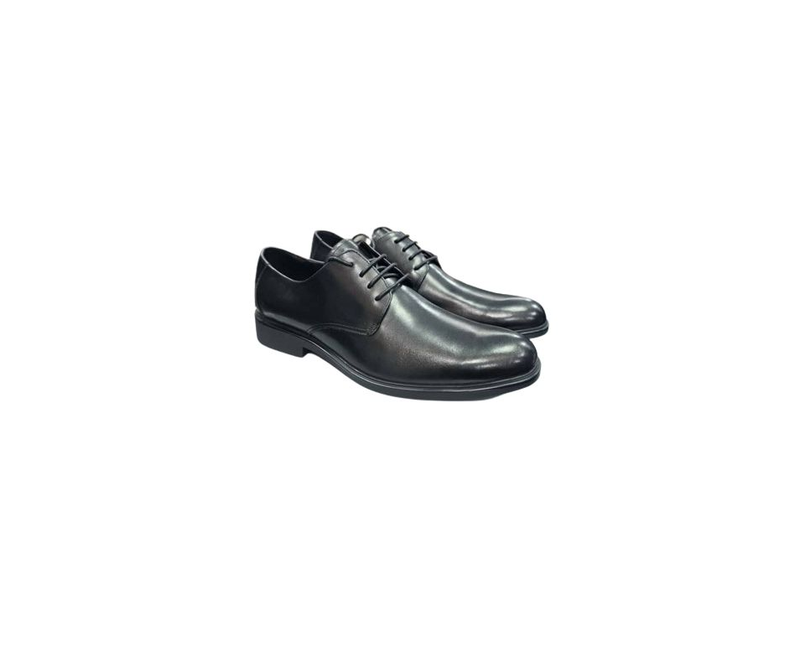 men's faux leather designer shoes - black