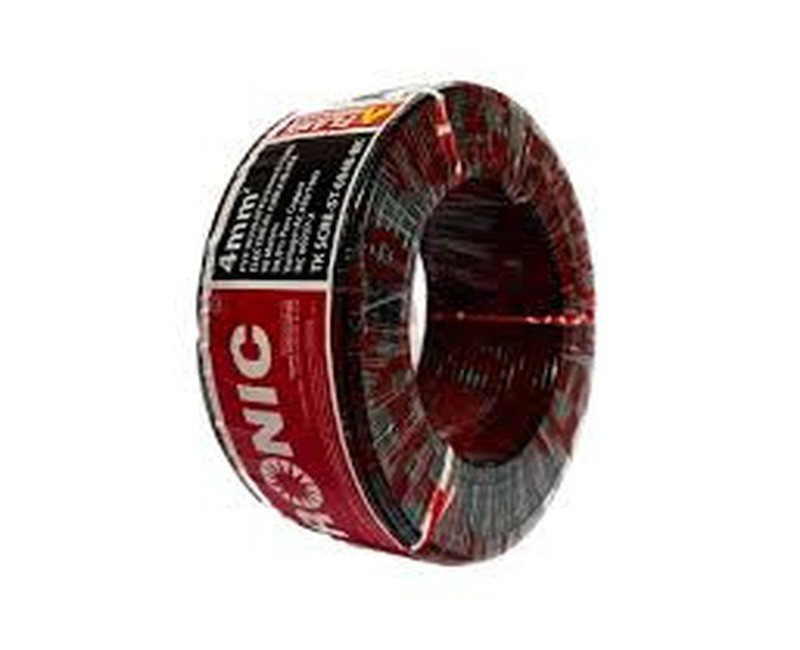 TC 0040-BK - Single Core in Black - 4mm (90 Mtrs)