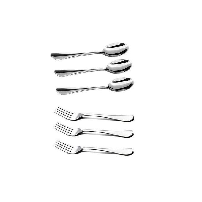 Set Of 6Pc Teaspoons - Silver