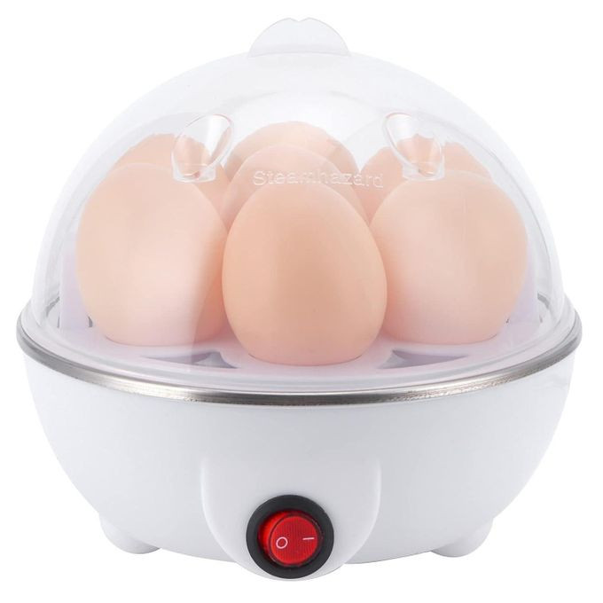 Electric Egg Boiler, 6 Slots Egg Boiler Breakfast Water Boiling for Home -Multicolor