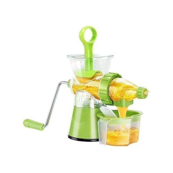 Manual Juicer & Vegetable Blender, 250ml - Green