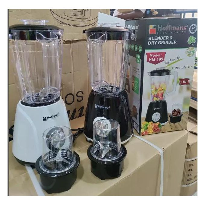 2 in 1 Electric Juice Blender 1.5L - White