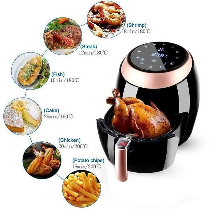7.7 Air Fryer - Black
