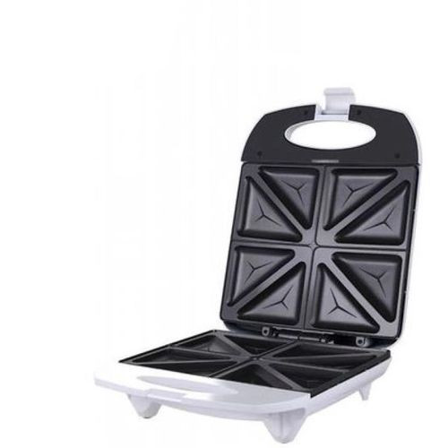 Winningstar star 4 Slices Sandwich Maker Panini Press For Making Breakfast Snacks-White/Black