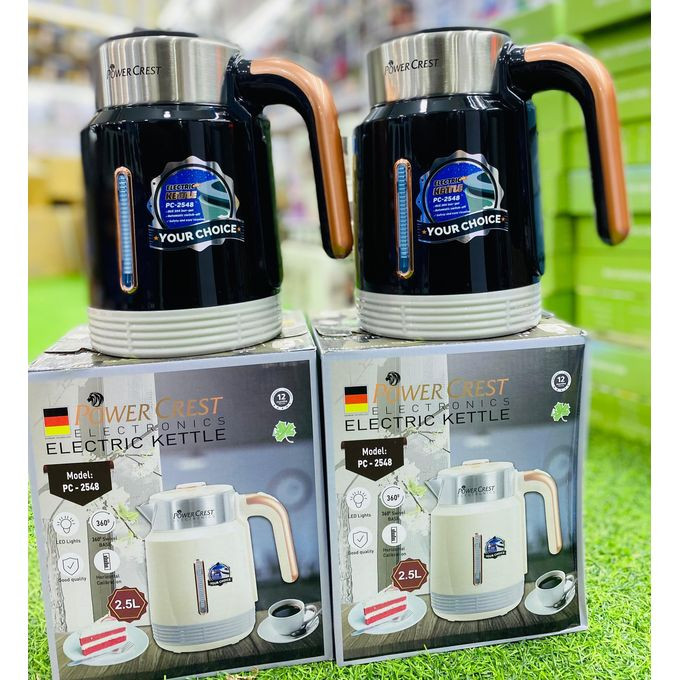 Power Crest Electric Kettle – Fast Boiling, Safe & Stylish