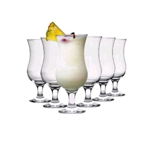 Bistro 6 Pieces Of Juice Cocktail Glasses Mugs- Colorless