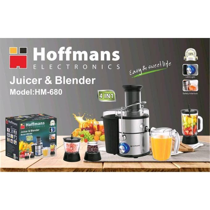 Juicer & Blender Model HM-680 - Silver