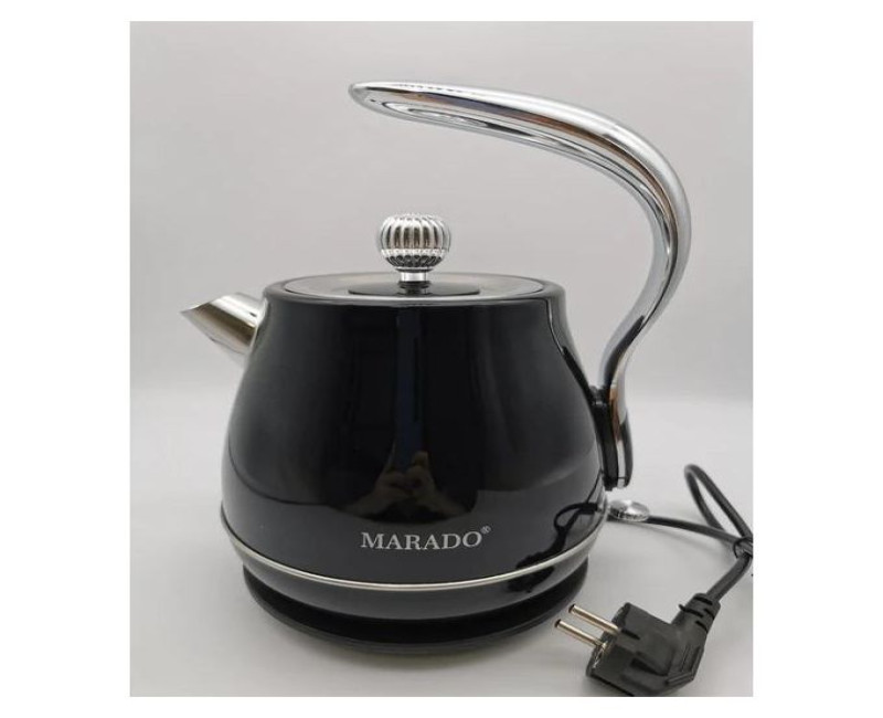 Marado 1.7L Electric Heat Kettle - Black