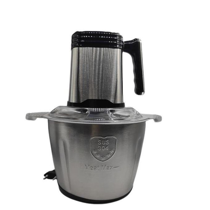 3.5L Stainless Steel Meat Grinder Chopper Multi-Function Food Processor- Multicolour