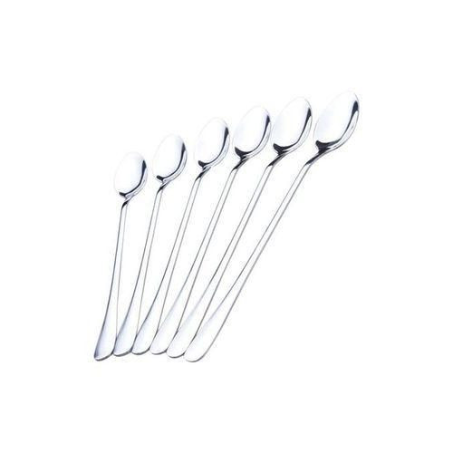 6-Piece Silver Long Tea Spoon Set