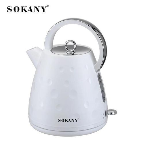 Sokany 1.7ltrs Electric Stainless Steel Kettle - Multicolor